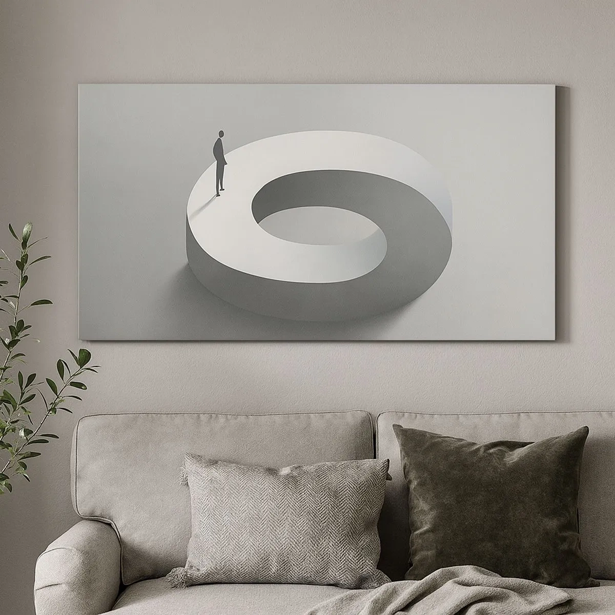 Vászonkép - És bölcsnek lenni - 100x40 cm