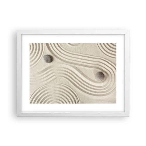 Poszter fekete keretben - A meleg érintése - 40x30 cm