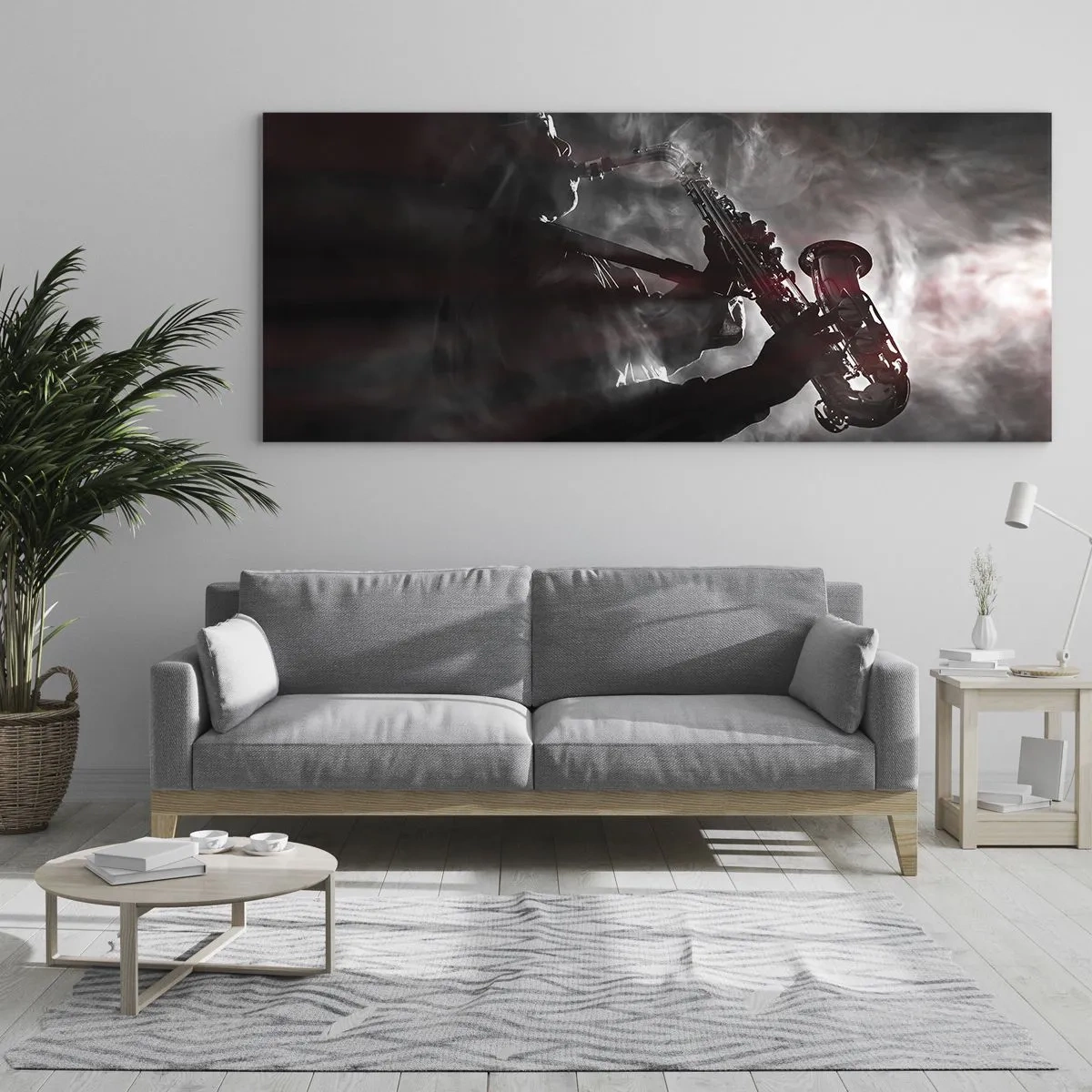 Üveg kép - A jazz párolgásban - 120x50 cm