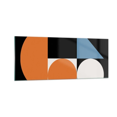 Üveg kép - Képletes rendszer - 100x40 cm