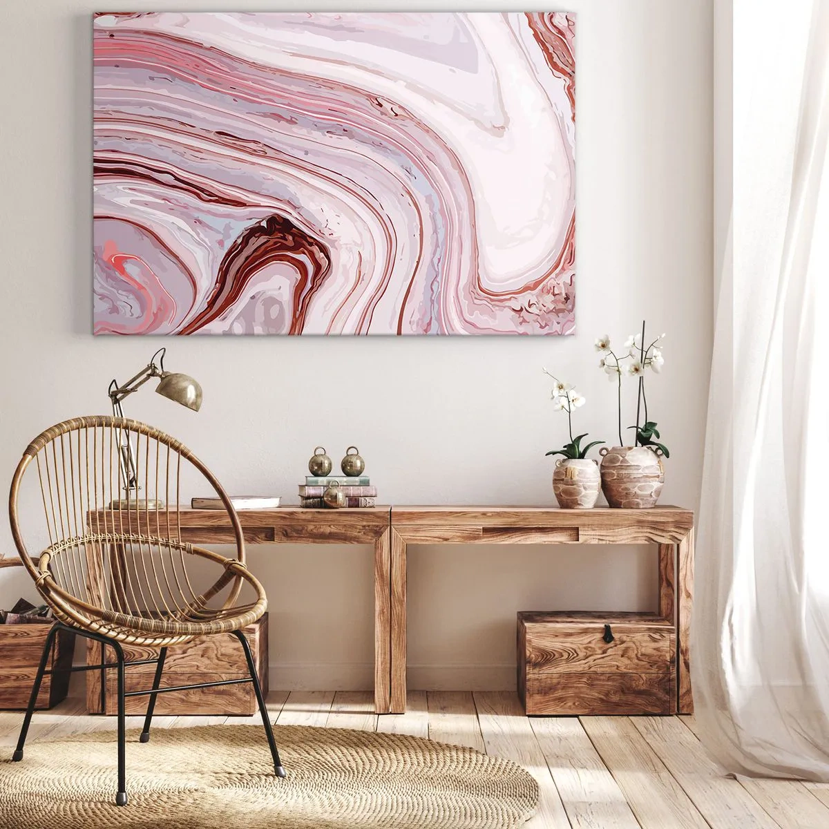 Vászonkép - Egyenesen, majd jobbra lefelé - 120x80 cm
