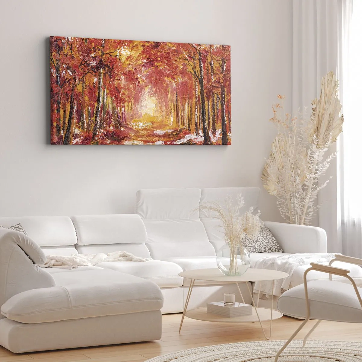 Vászonkép - Rézerdő - 100x40 cm