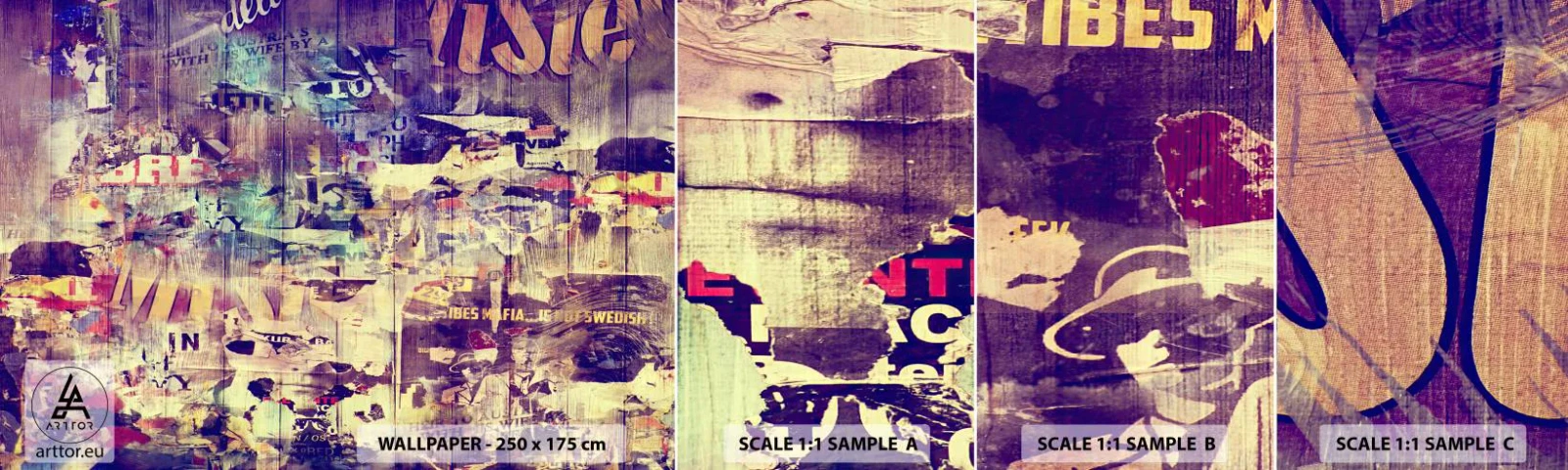 Fotótapéta Minta Öntapadós Deluxe Sticker - És csak ennyi lesz - Falfirkálás, Falfestmény, Grafika - 100x30 cm