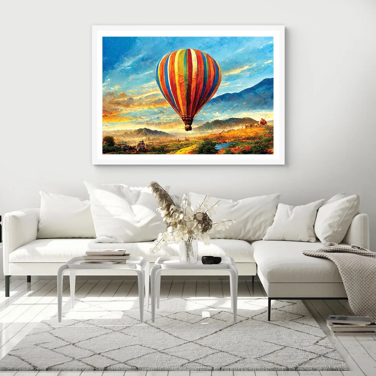 Poszter fekete keretben - A csendben többet látsz - 50x40 cm