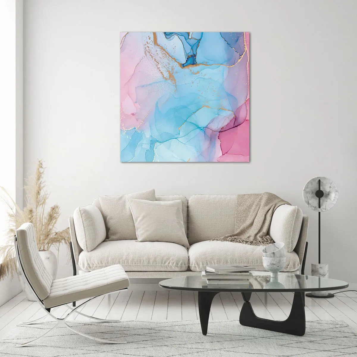 Üveg kép - Találkozás és átjutás - 40x40 cm