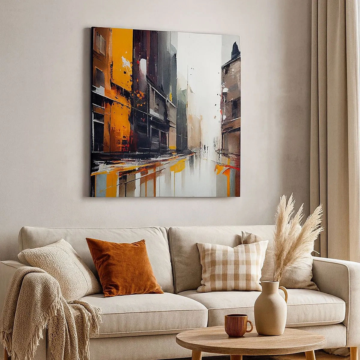 Vászonkép - Esős nap - 30x30 cm