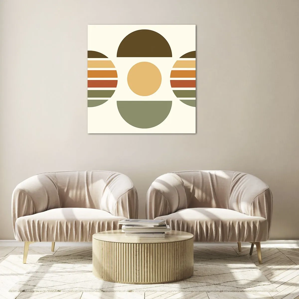 Üveg kép - A Föld színeiben - 60x60 cm
