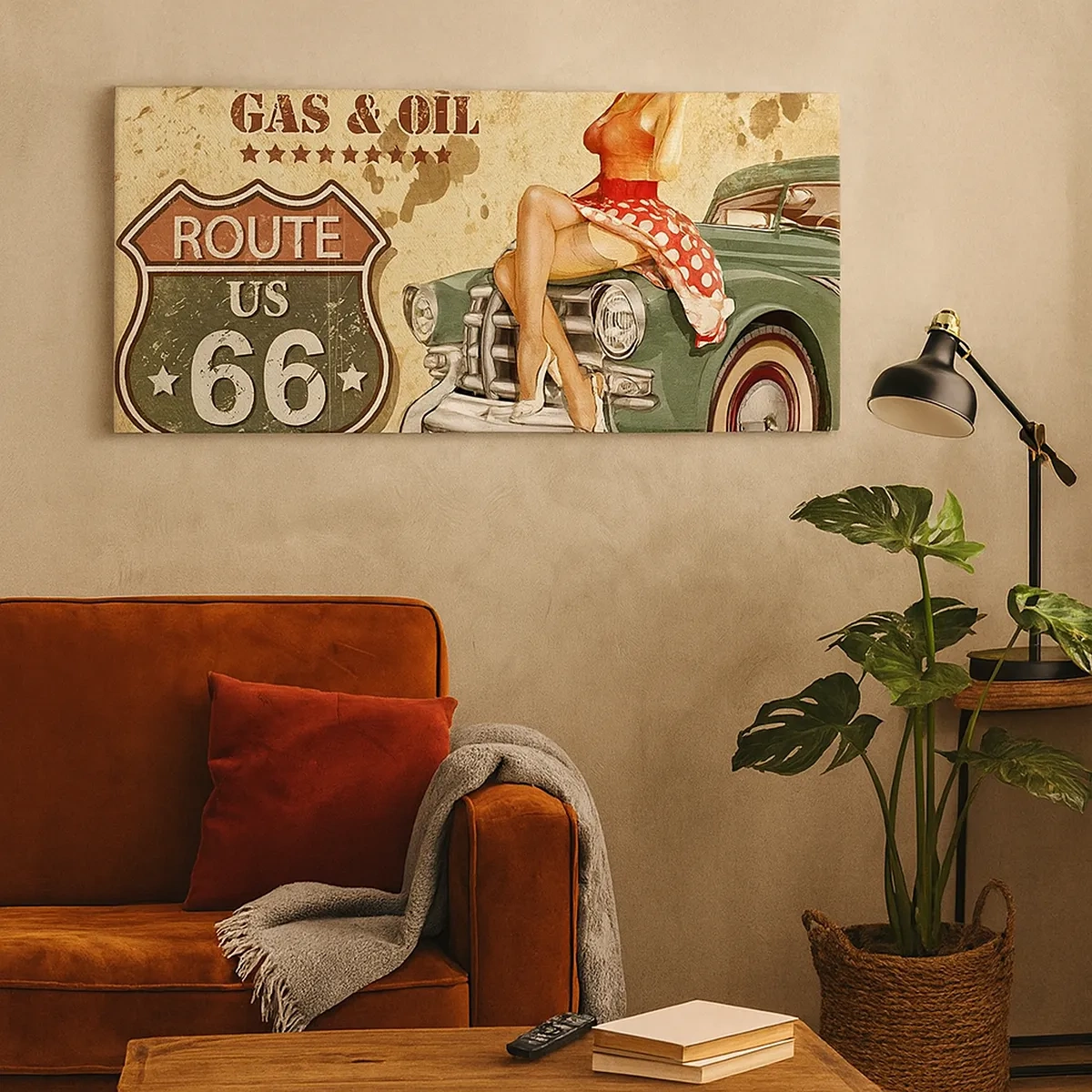 Vászonkép - A csodálatos 40-es évek. - 30x30 cm