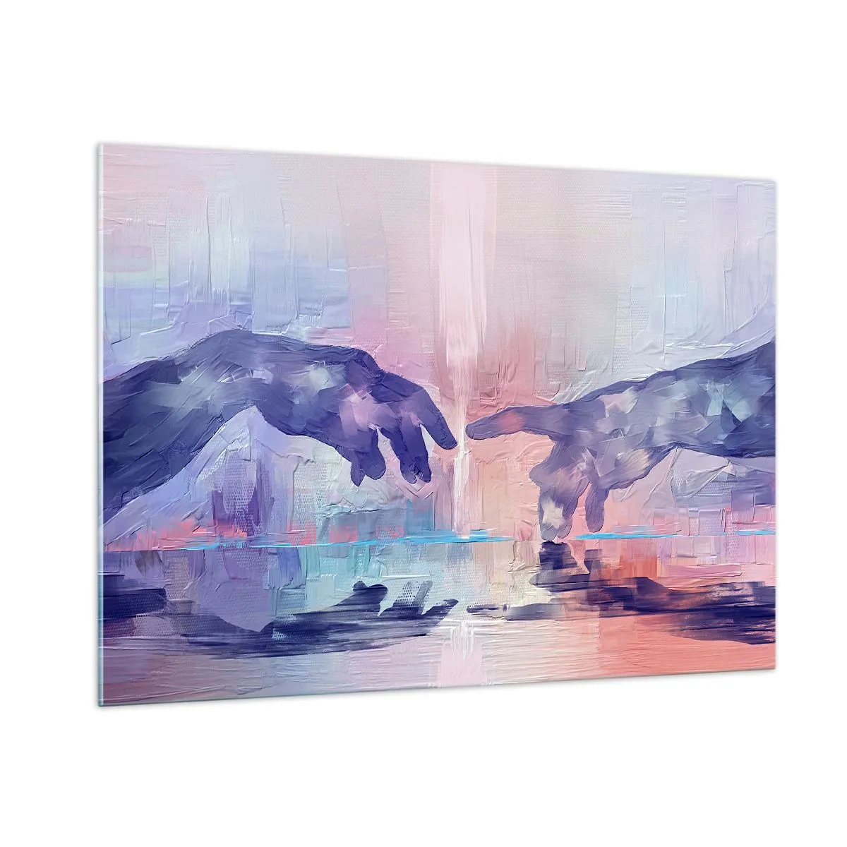 Üveg kép - Az élet isteni szikrája - 100x70 cm