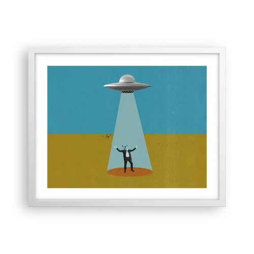 Poszter fekete keretben - Közeli találkozás - 50x40 cm