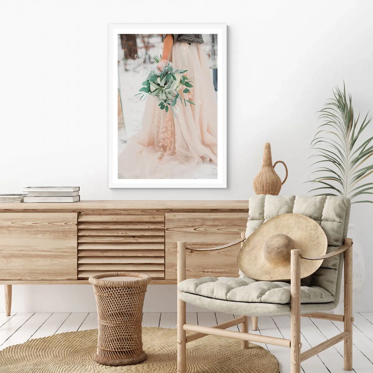 Poszter fekete keretben - És boldogan éltek, míg meg nem haltak. - 30x40 cm