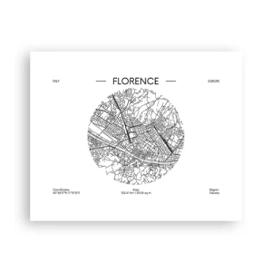 Poszter - Firenze anatómiája - 50x40 cm