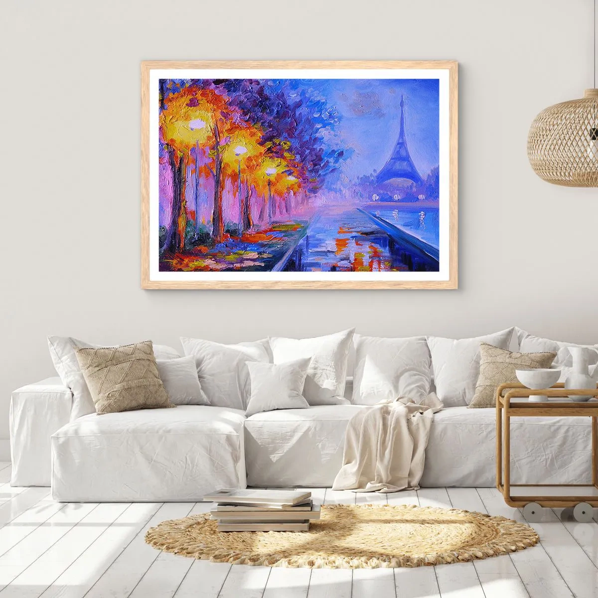 Poszter világos tölgy keretben - Egy álomséta - 50x40 cm