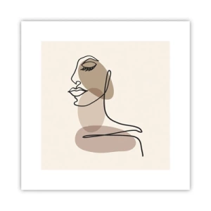 Poszter - Egy bizonyos szépségvonal - 30x30 cm