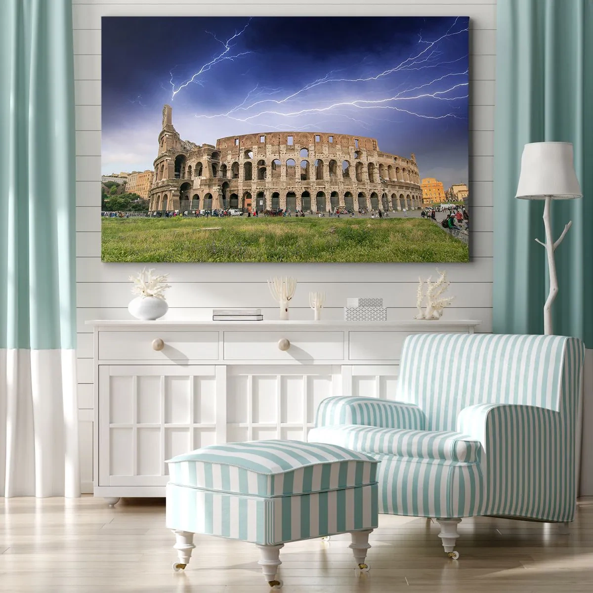 Vászonkép - Harc helyszíne - 120x80 cm