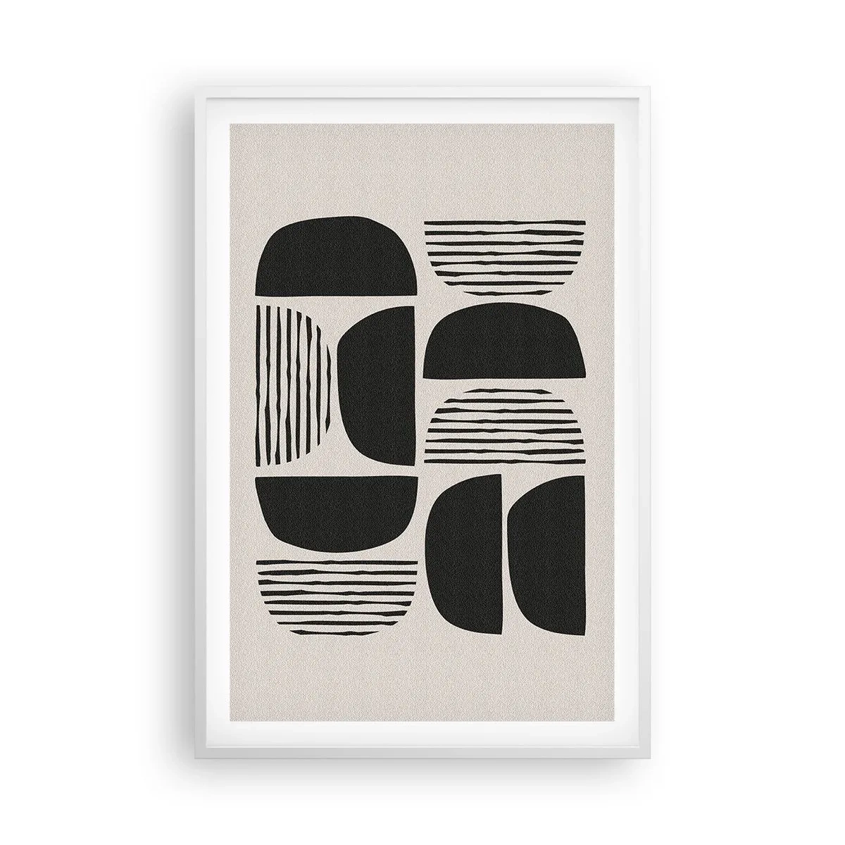 Poszter fekete keretben - Félszívű megállapodások - 61x91 cm