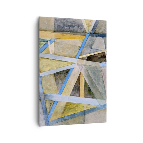Vászonkép - Egyenesen vagy átlósan? - 70x100 cm