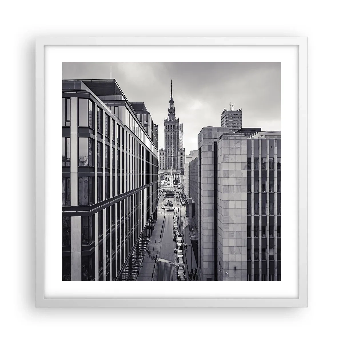 Poszter fekete keretben - Varsói völgy - 50x50 cm