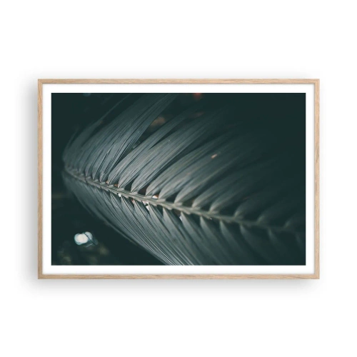 Poszter világos tölgy keretben - A természet pontossága - 100x70 cm