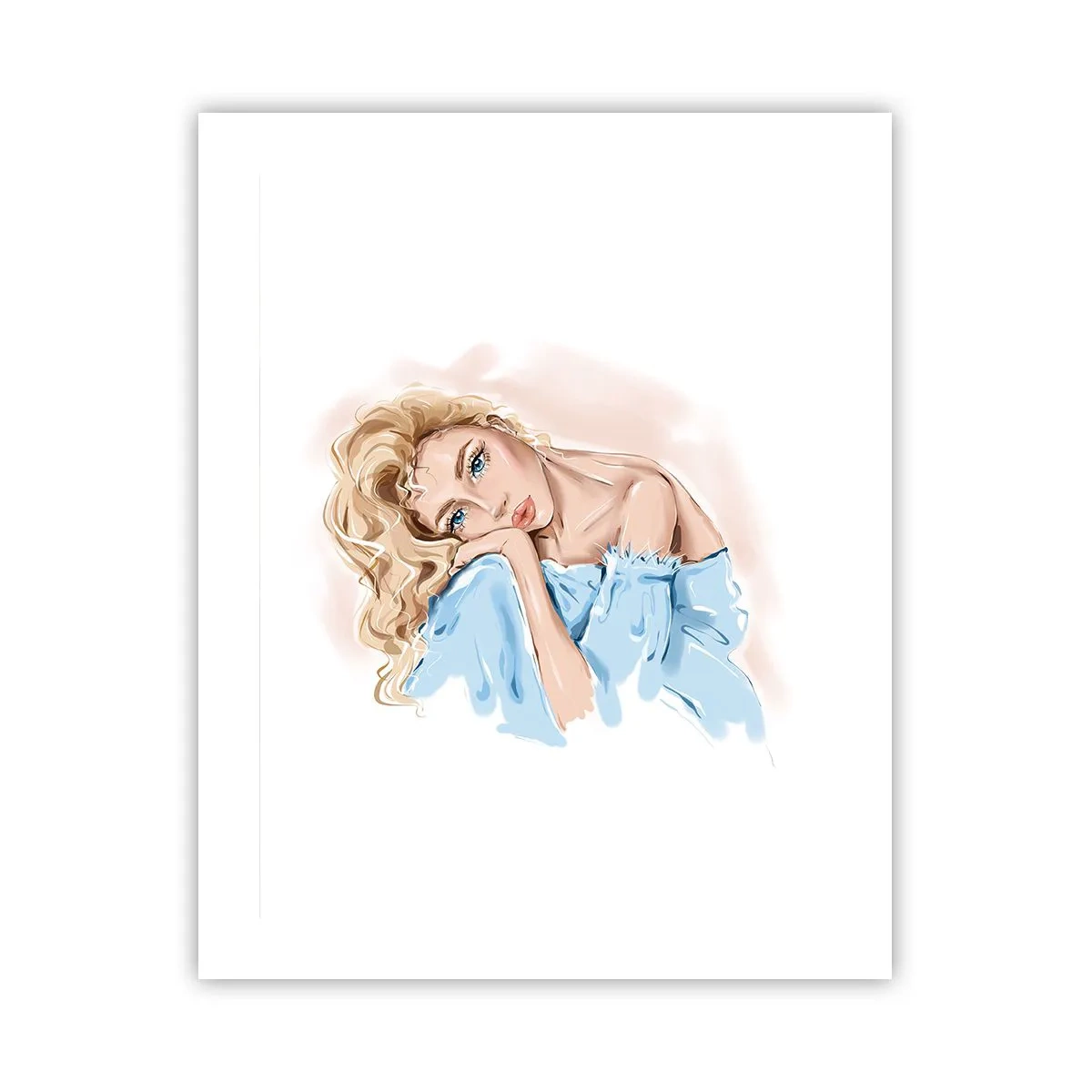 Poszter - Álmodozó a kékben - 40x50 cm