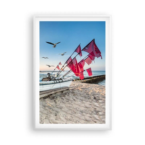 Poszter fekete keretben - Megérdemelt pihenés - 61x91 cm