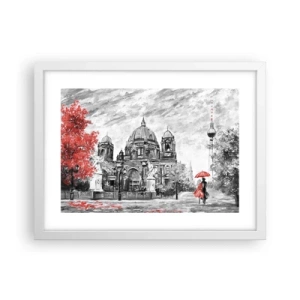 Poszter fekete keretben - Berlini találkozó - 40x30 cm