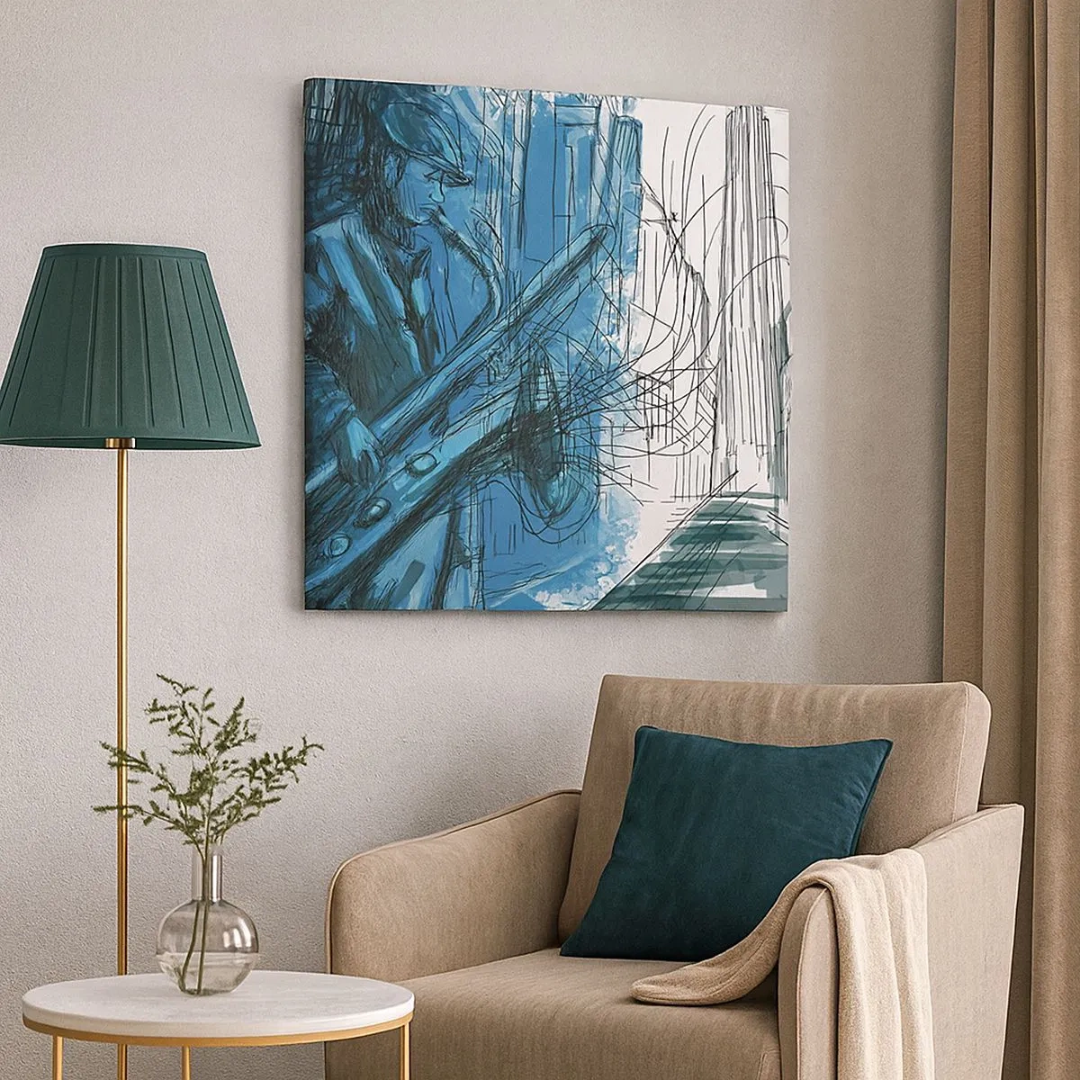 Vászonkép - Városi rapszódia - 30x30 cm