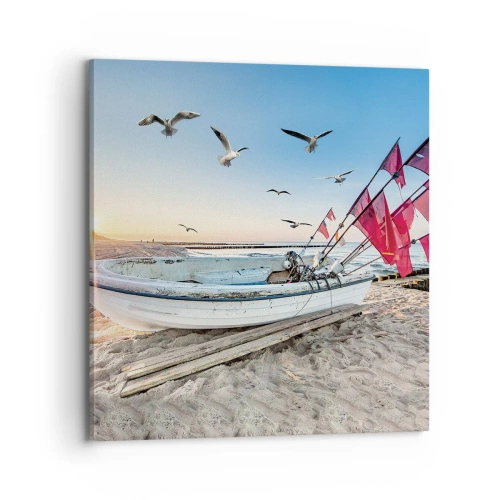 Vászonkép - Megérdemelt pihenés - 70x70 cm