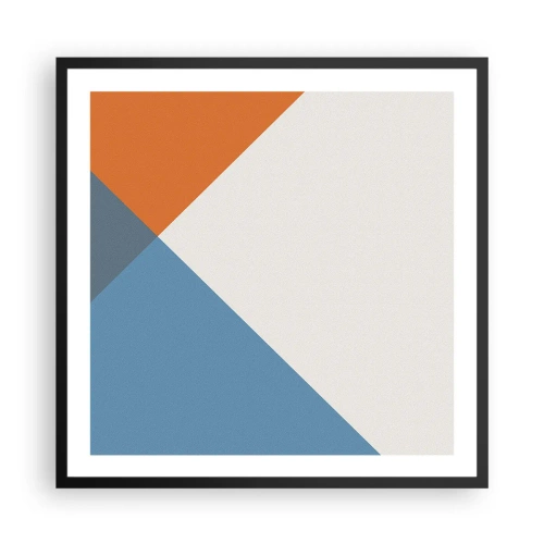 Poszter fehér keretben - Szögben… - 60x60 cm