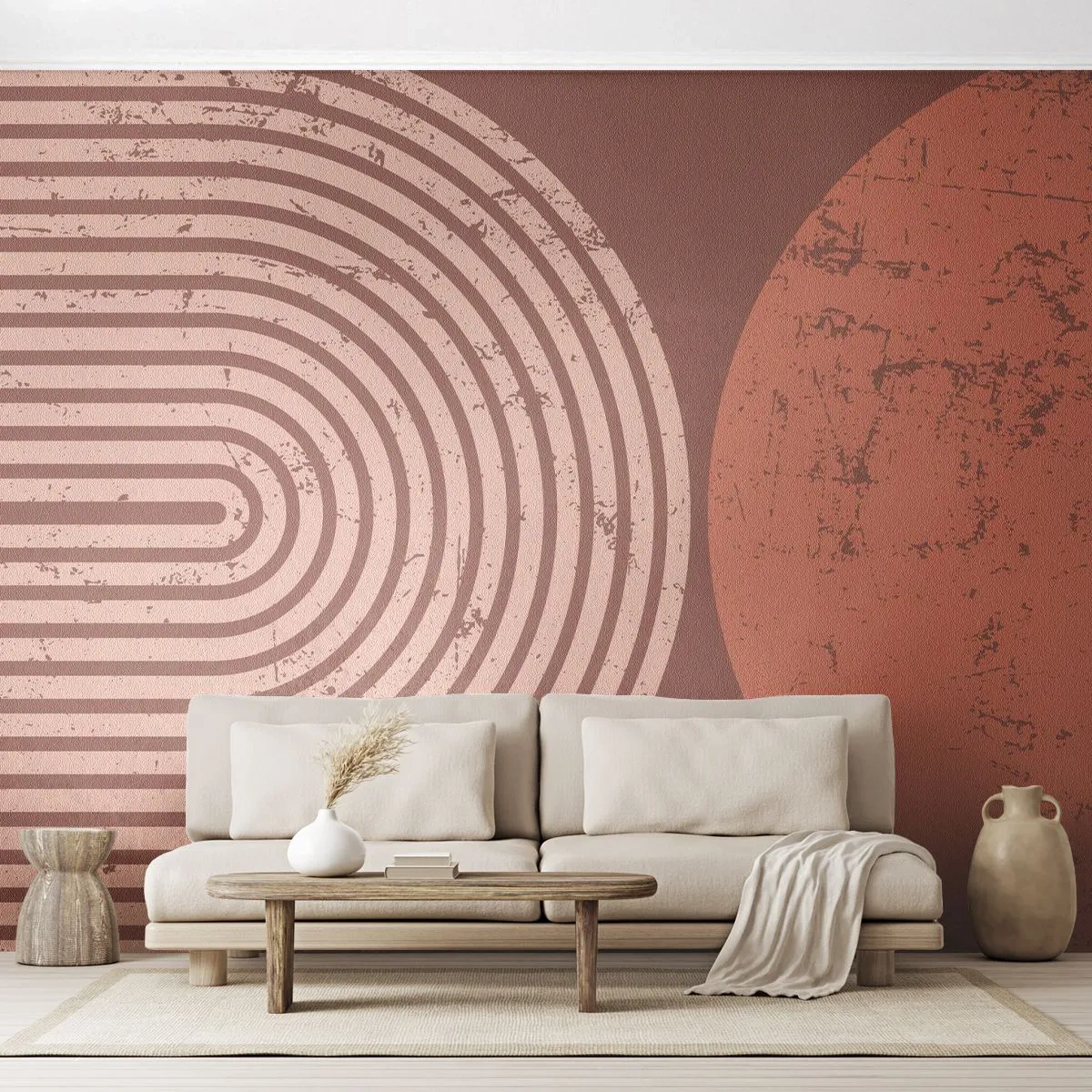 Fotótapéta Premium Canvas - Szoros kapcsolat - Minimalizmus, Modern, Absztrakció - 450x315 cm