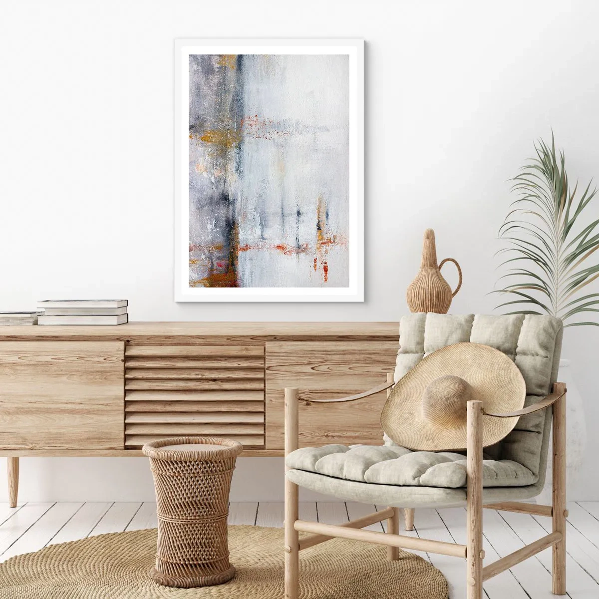 Poszter fekete keretben - A légfüggöny mögött - 70x100 cm