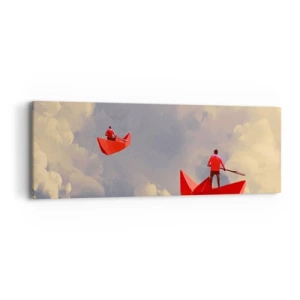 Vászonkép - Álmodozók expedíciója - 90x30 cm