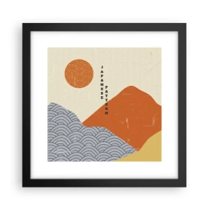 Poszter fehér keretben - A japán szellemben - 30x30 cm