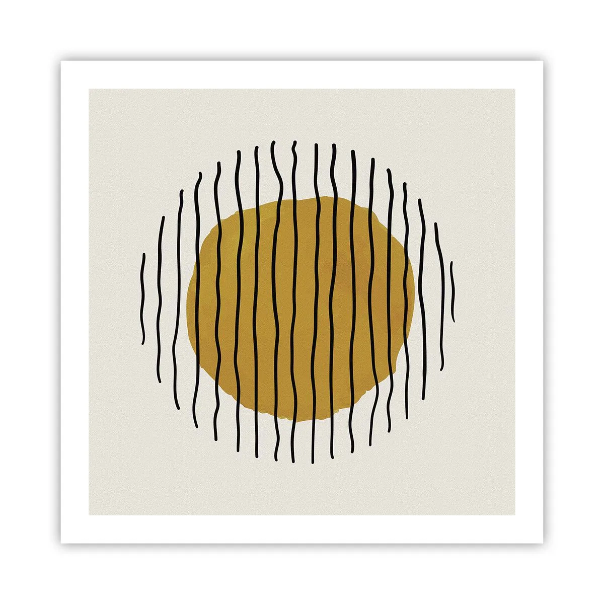 Poszter - A hőtől remegő absztrakció - 60x60 cm