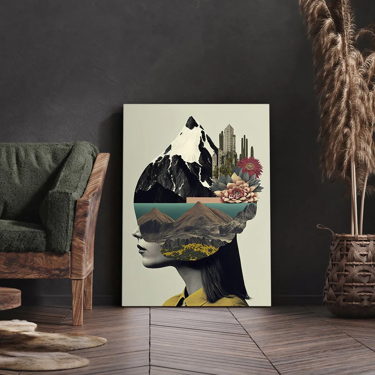 Vászonkép - Nő - mindig rejtély - 50x70 cm