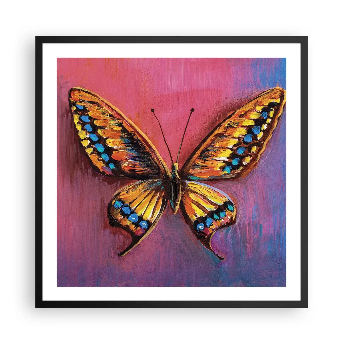 Poszter fehér keretben - A természet gyöngye - 60x60 cm