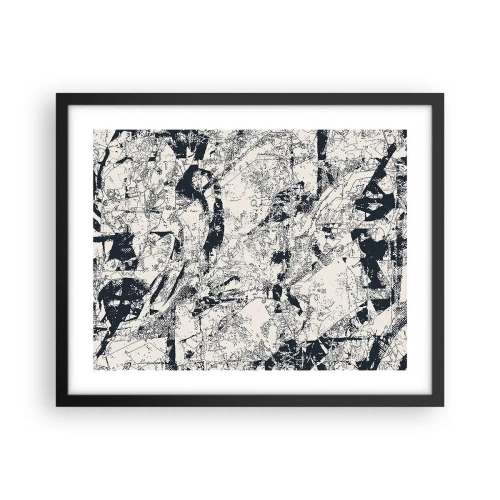 Poszter fehér keretben - Az ellentétek egymásba fonódása - 50x40 cm