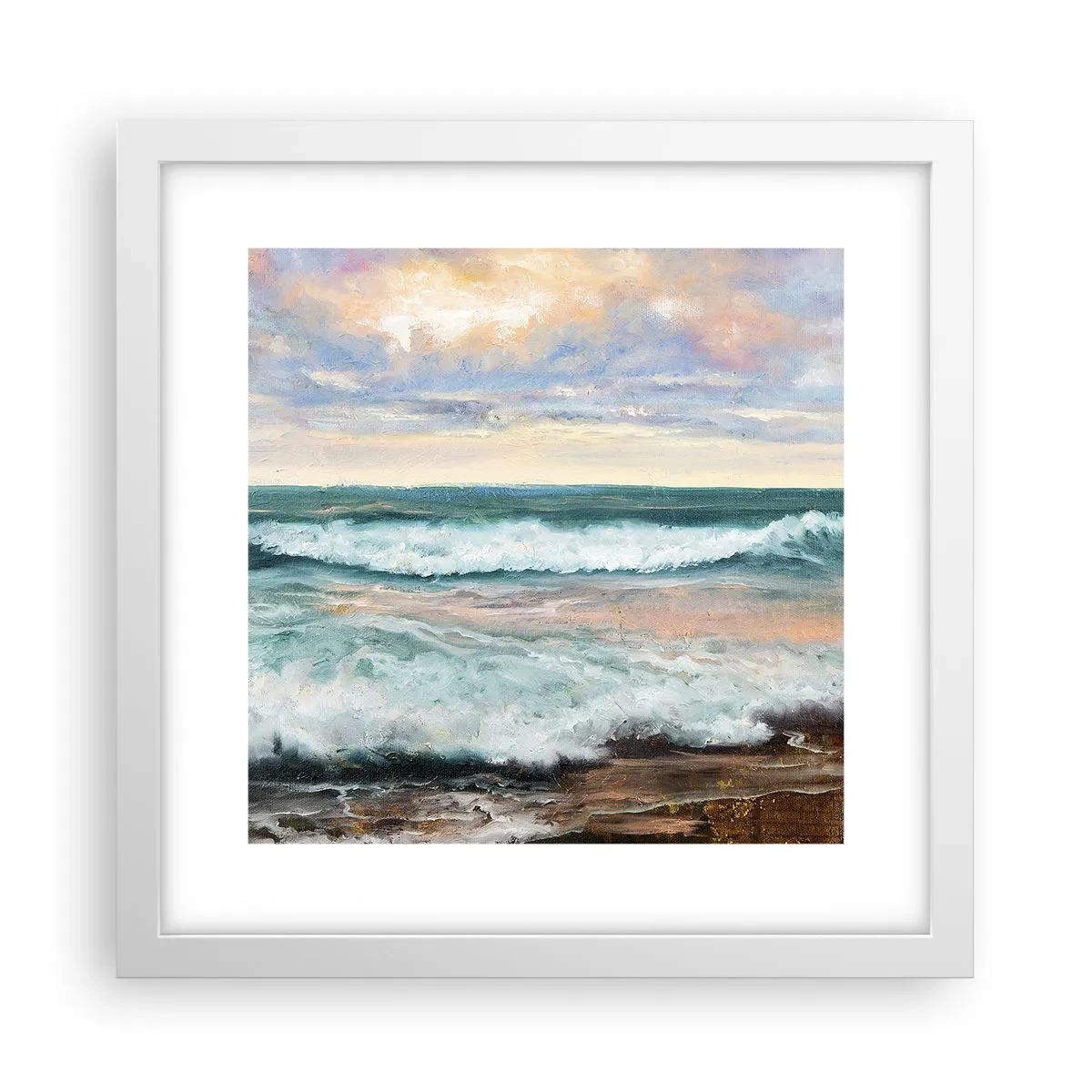 Poszter fekete keretben - Itt kisimítod a lelked - 30x30 cm