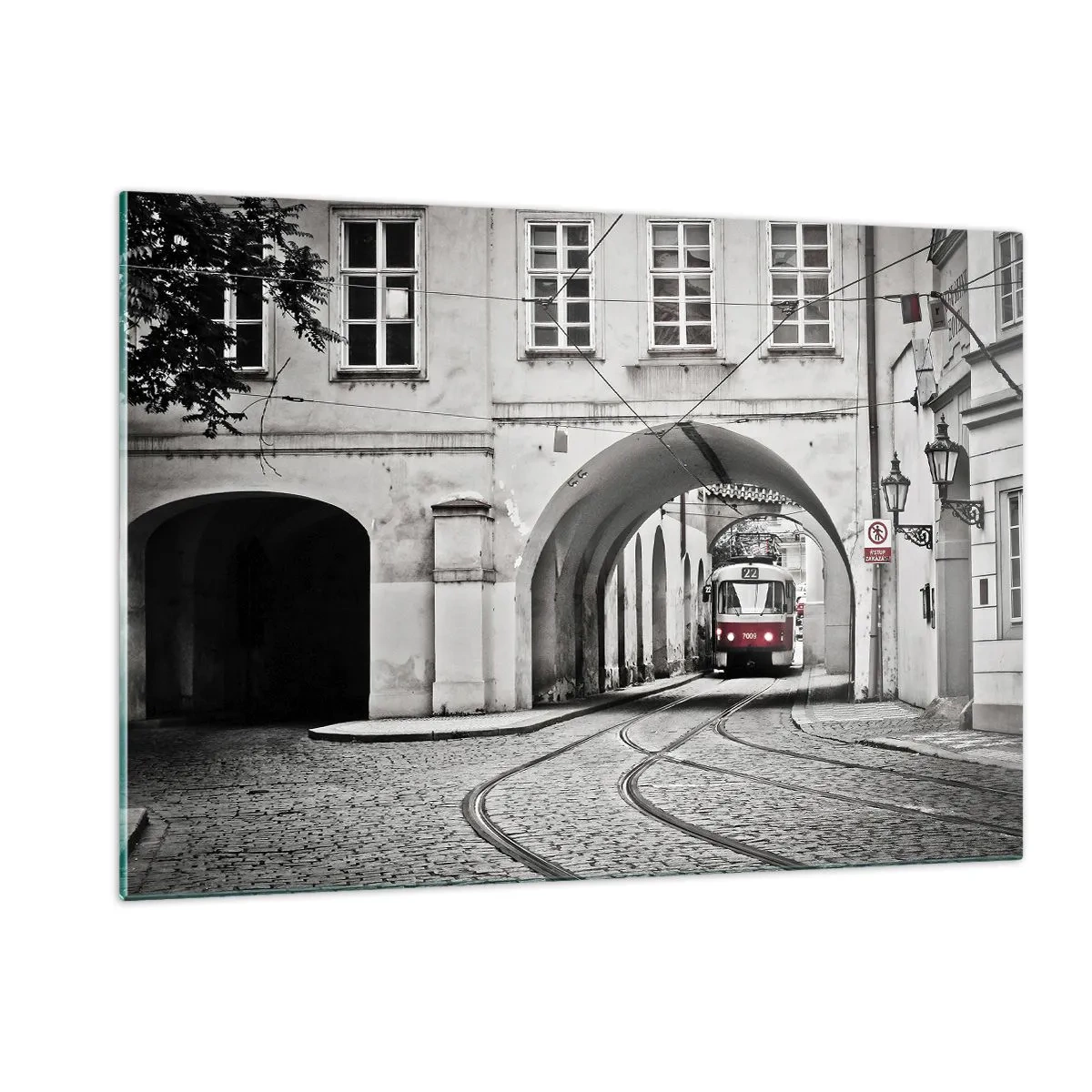 Üveg kép - A város labirintusán keresztül - 120x80 cm