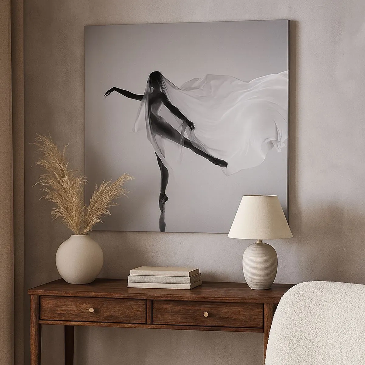 Vászonkép - Könnyedség és kecsesség - 30x30 cm