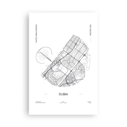 Poszter - Dubai anatómiája - 61x91 cm