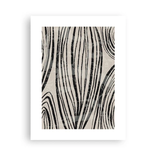 Poszter - Vonalak csobbanása - 30x40 cm