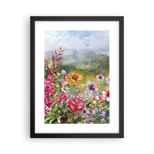 Poszter fehér keretben - A kert, amelyik megőrült - 30x40 cm