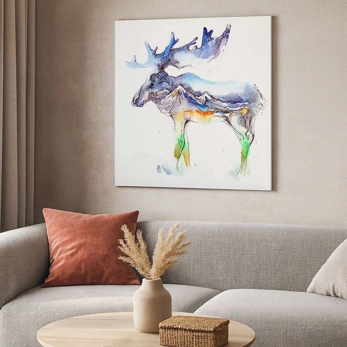 Vászonkép - Egy téli mese hőse - 30x30 cm