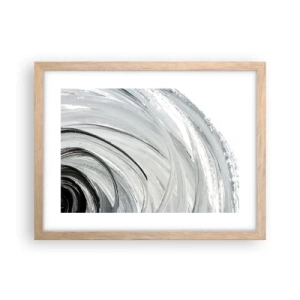 Poszter világos tölgy keretben - Orbitális kompozíció - 40x30 cm