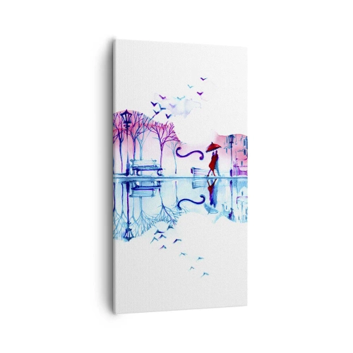 Vászonkép - Eső dalokat hozok nektek - 55x100 cm