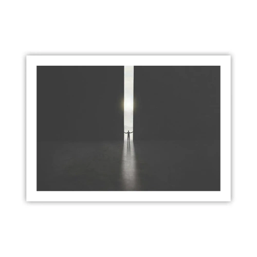 Poszter - Egy lépés a fényes jövő felé - 70x50 cm