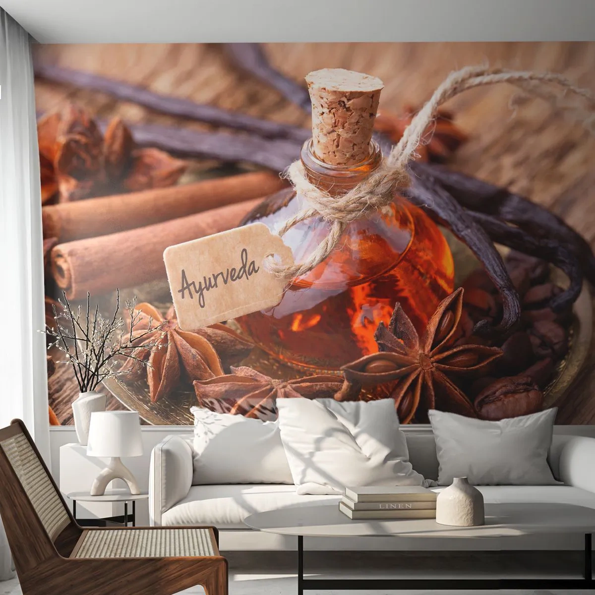 Fotótapéta Standard Eco - A test és a lélek egysége felé - Fahéj, Ánizs, Vanília - 400x280 cm