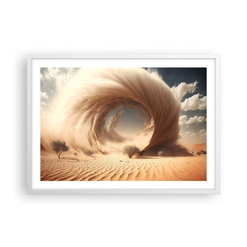Poszter fekete keretben - Megnyílt portált - 70x50 cm