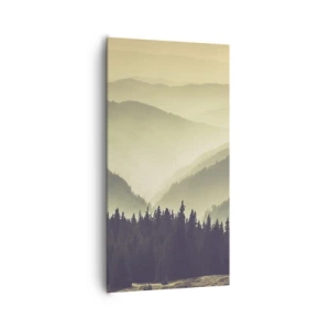 Vászonkép - Hegyeken túl… - 65x120 cm